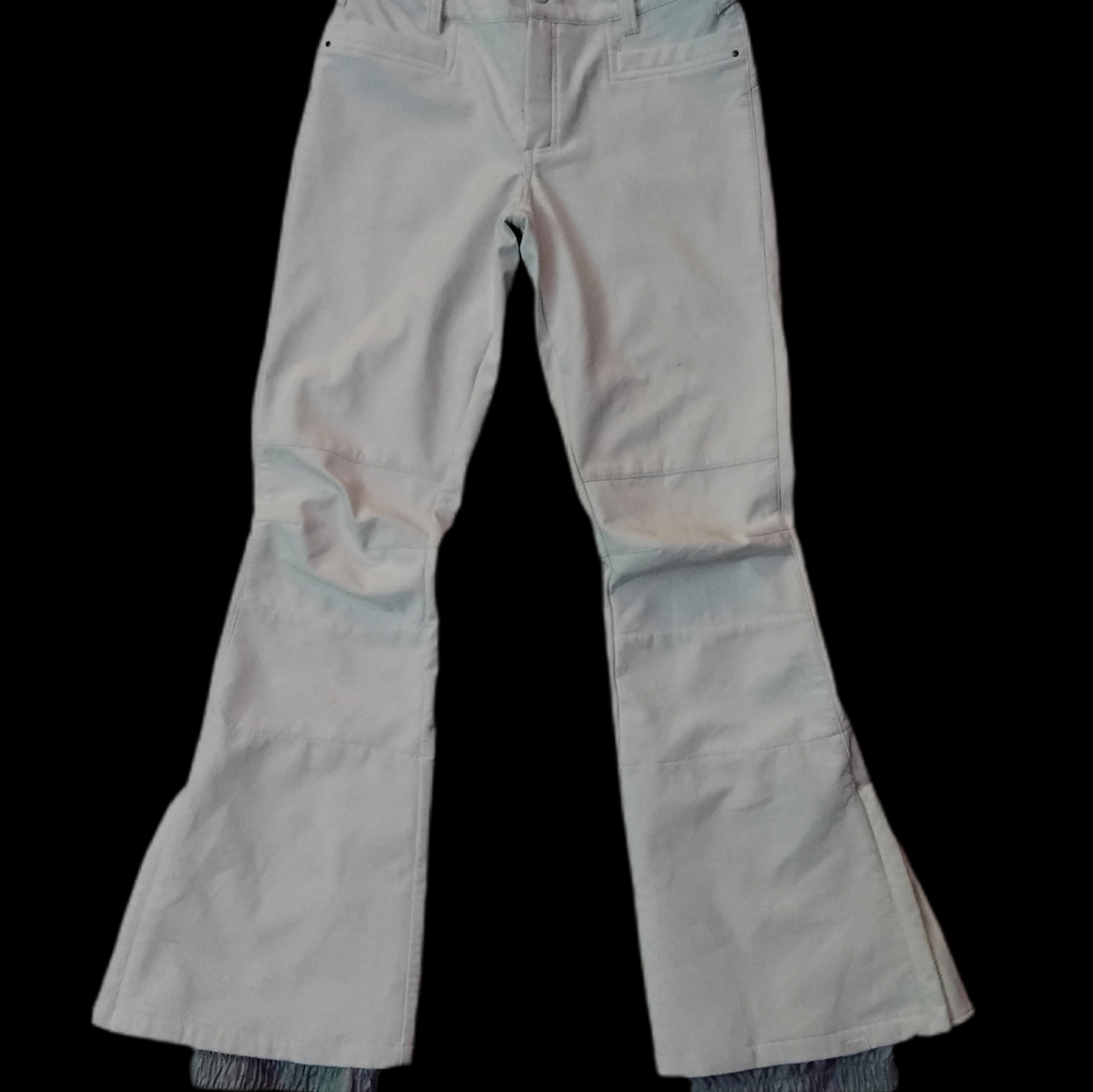 Roxy‎ Womens Backyard WarmFlight Insulated Snow Pants Size Medium Flare Bottom - Picture 5 of 7